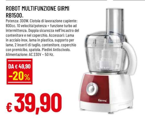 ROBOT MULTIFUNZIONE GIRMI RB1500