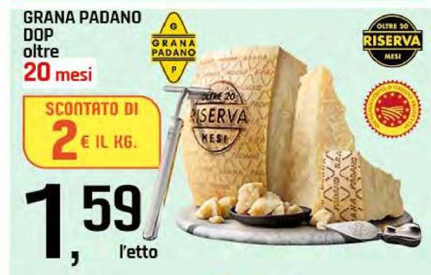 Grana Padano DOP oltre 20 mesi