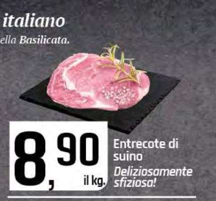 ENTRECOTE DI SUINO