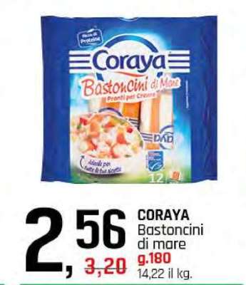 CORAYA Bastoncini di mare