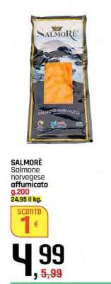 SALMORÈ Salmone norvegese affumicato