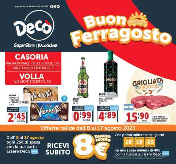 Volantino Deco - 8/8/2025 - 17/8/2025.