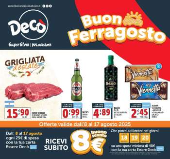 Volantino Deco - 8/8/2025 - 17/8/2025.