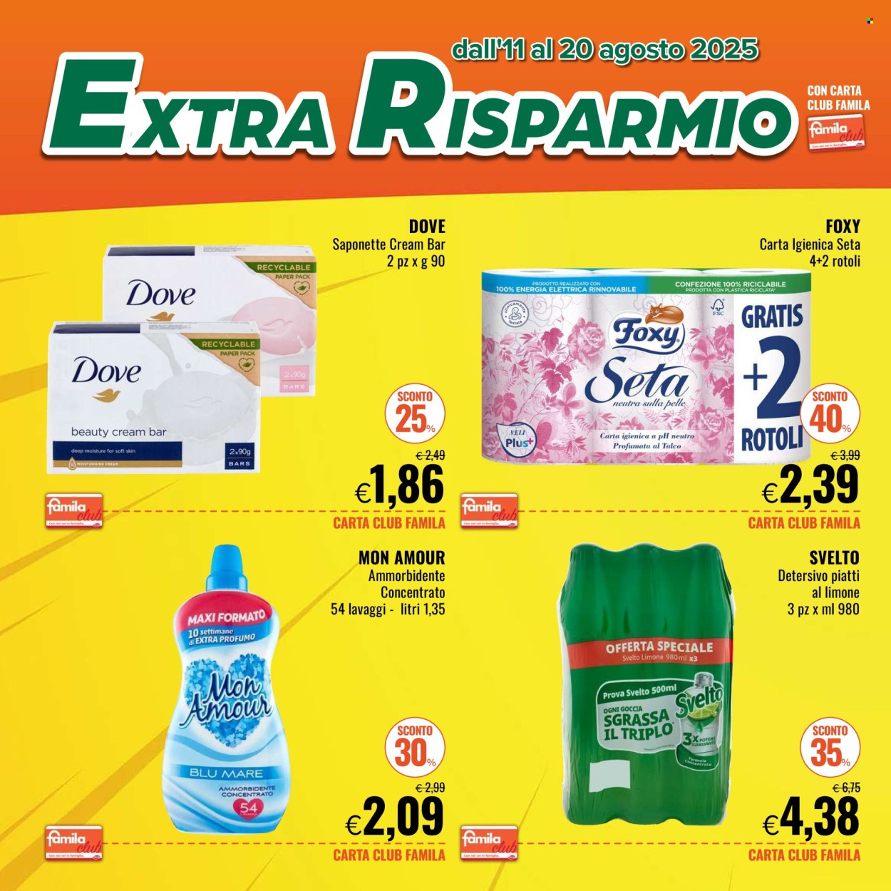 Volantino Famila - 11/8/2025 - 20/8/2025. Pagina 4