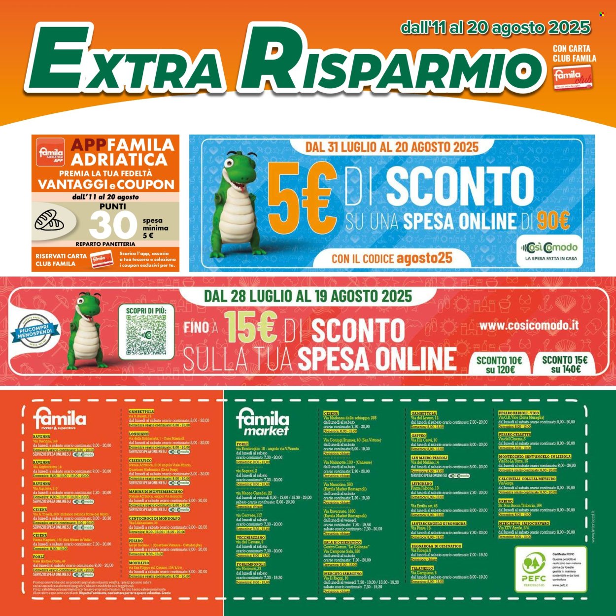 Volantino Famila - 11/8/2025 - 20/8/2025. Pagina 8