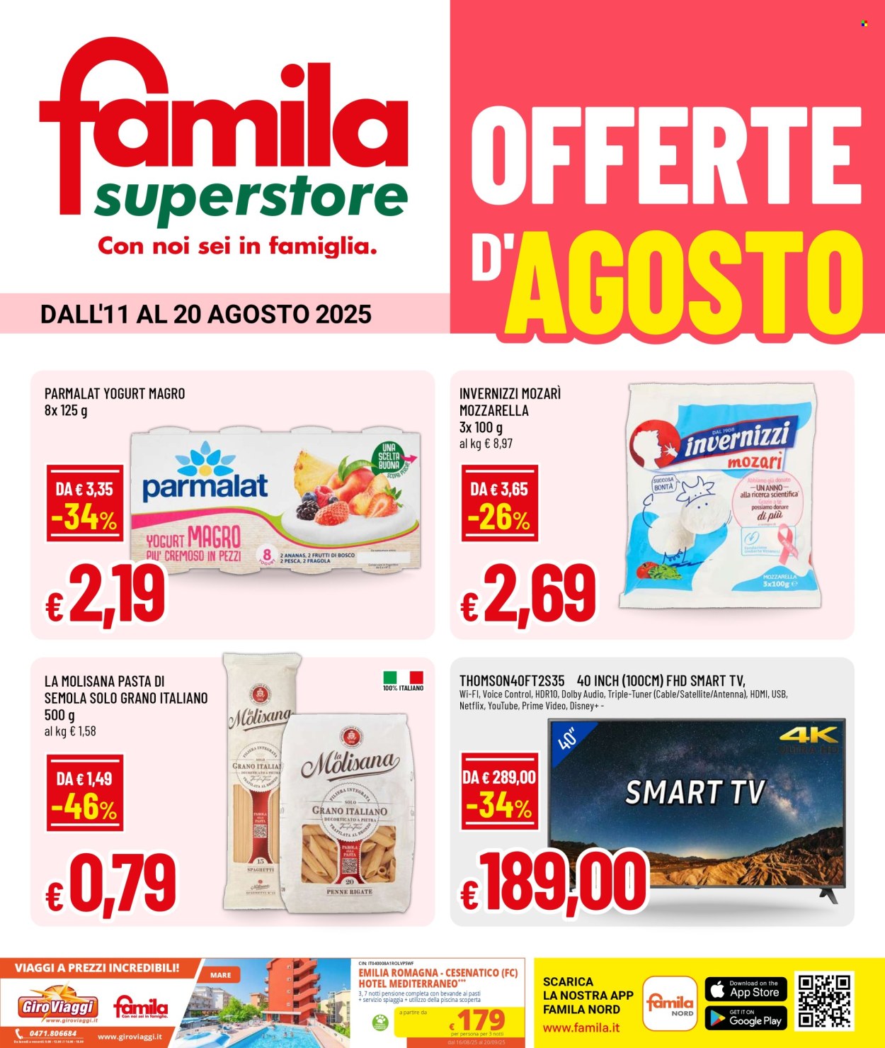 Volantino Famila - 11/8/2025 - 20/8/2025. Pagina 1