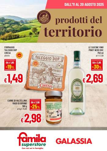 Volantino Famila - 11/8/2025 - 20/8/2025.