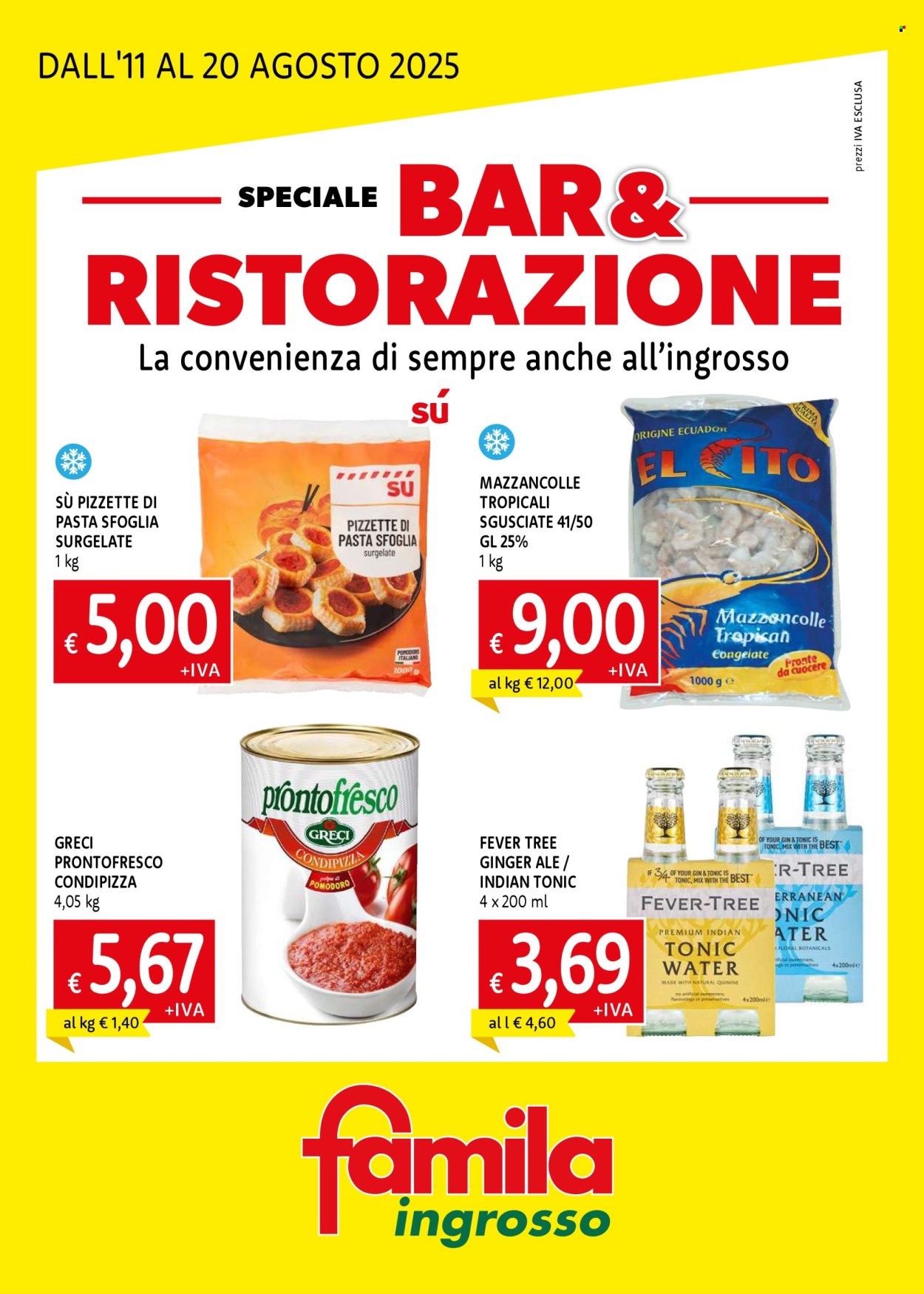 Volantino Famila - 11/8/2025 - 20/8/2025. Pagina 1