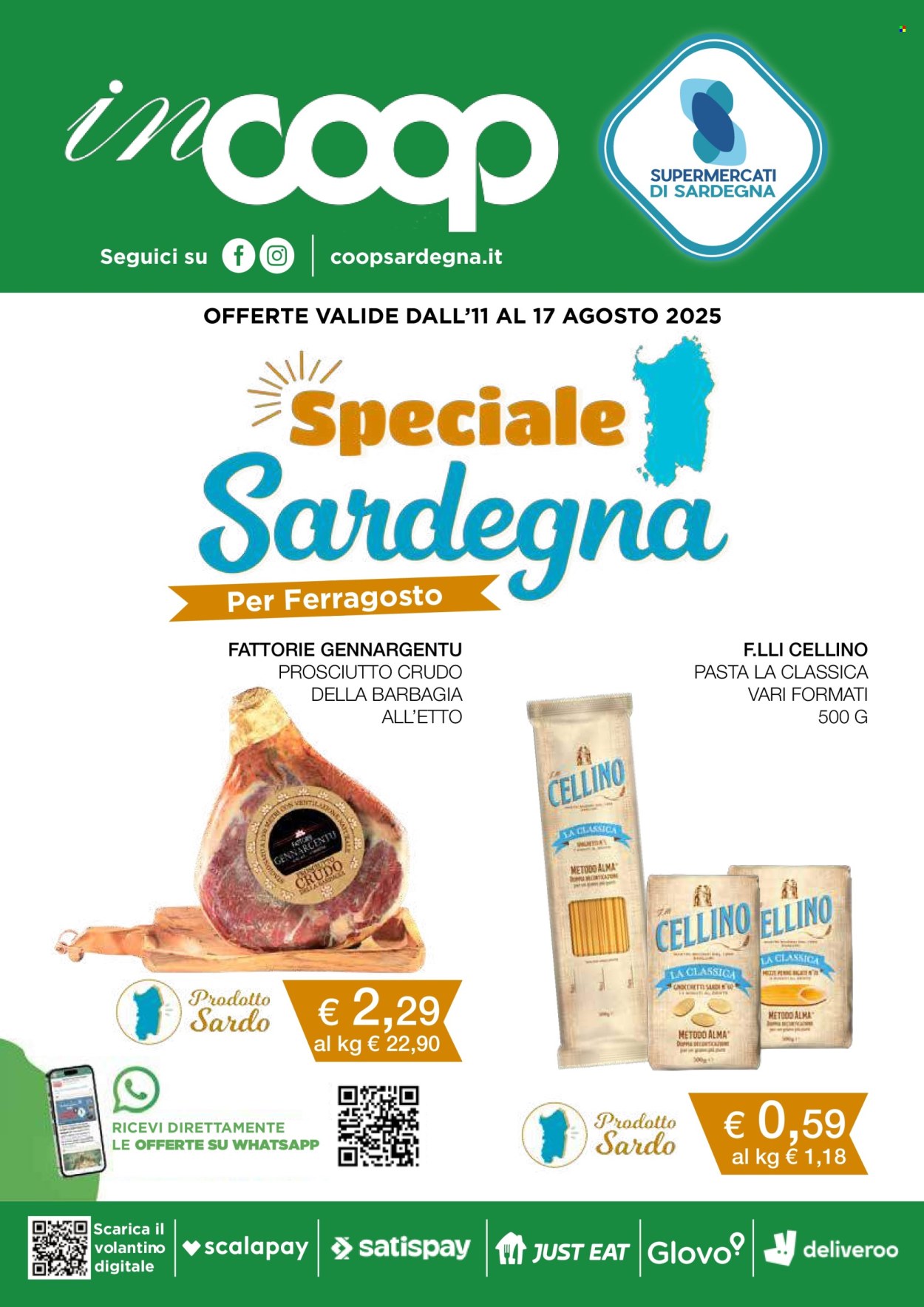 Volantino Coop - 11/8/2025 - 17/8/2025. Pagina 1