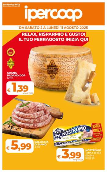 Volantino Coop - 2/8/2025 - 11/8/2025.
