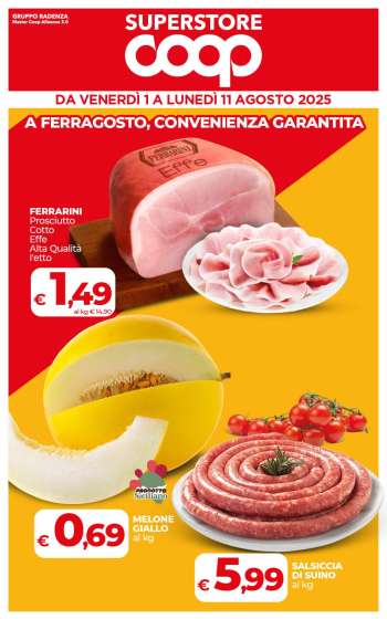 Volantino Coop - 2/8/2025 - 11/8/2025.