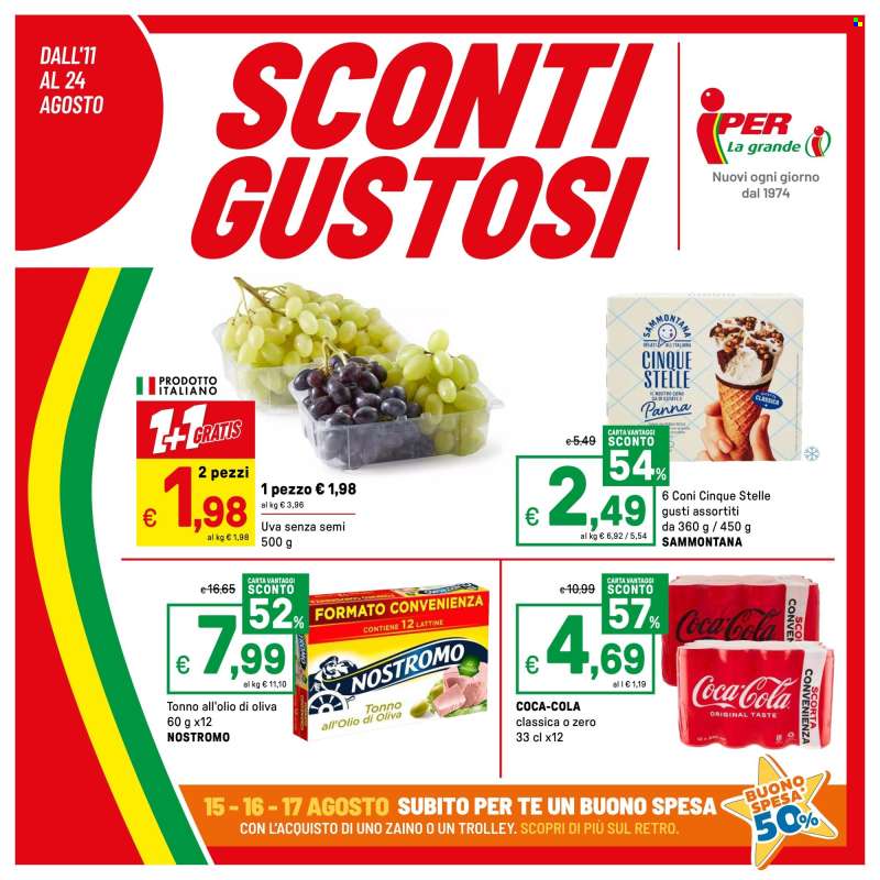 Volantino Iper, La grande i - 11/8/2025 - 24/8/2025.