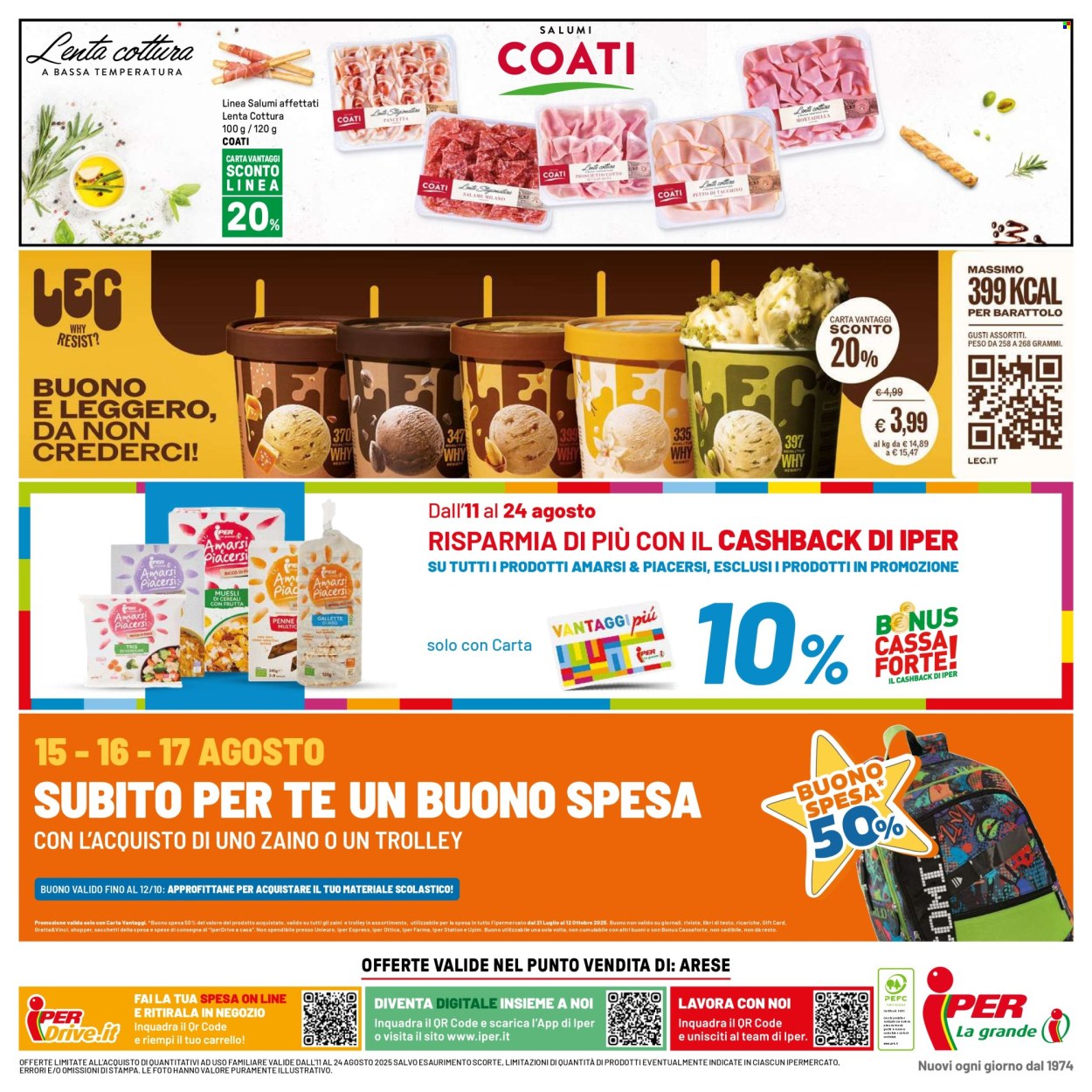 Volantino Iper, La grande i - 11/8/2025 - 24/8/2025. Pagina 40