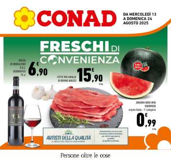Volantino Conad - 13/8/2025 - 24/8/2025.