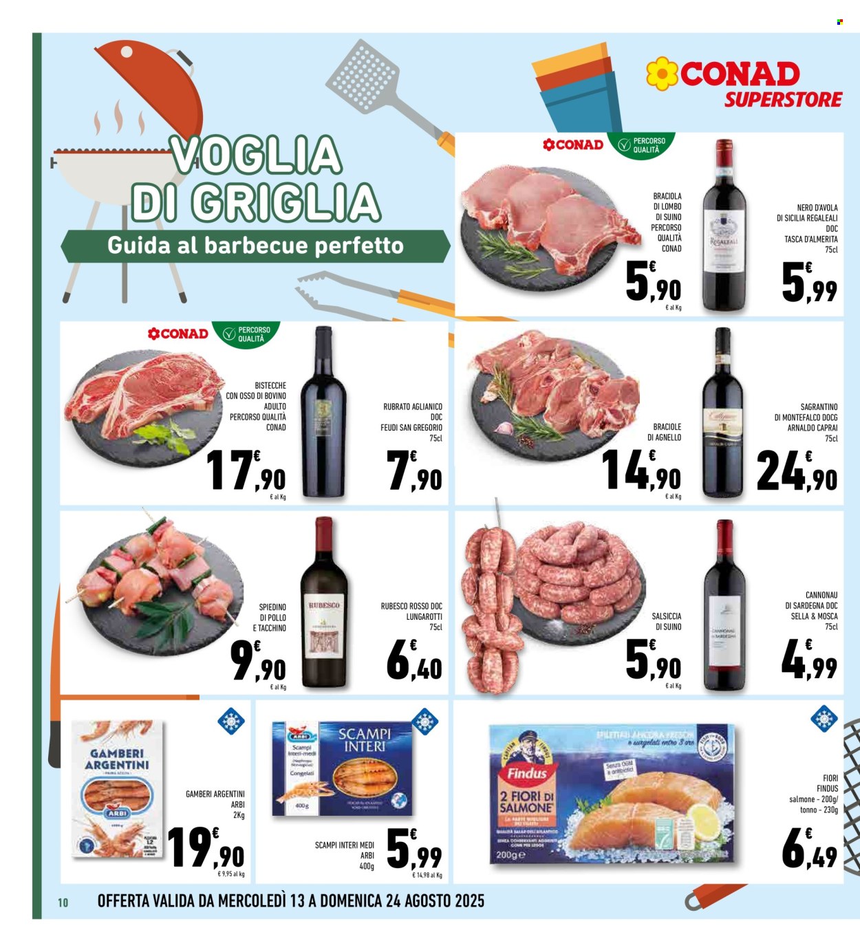 Volantino Conad Superstore - 13/8/2025 - 24/8/2025. Pagina 10