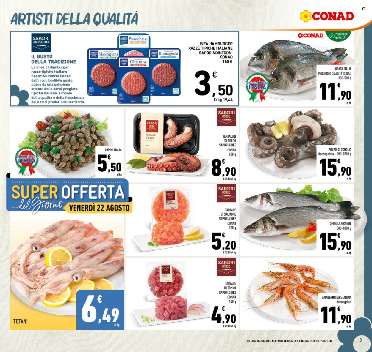 Volantino Conad - 13/8/2025 - 24/8/2025. Pagina 3
