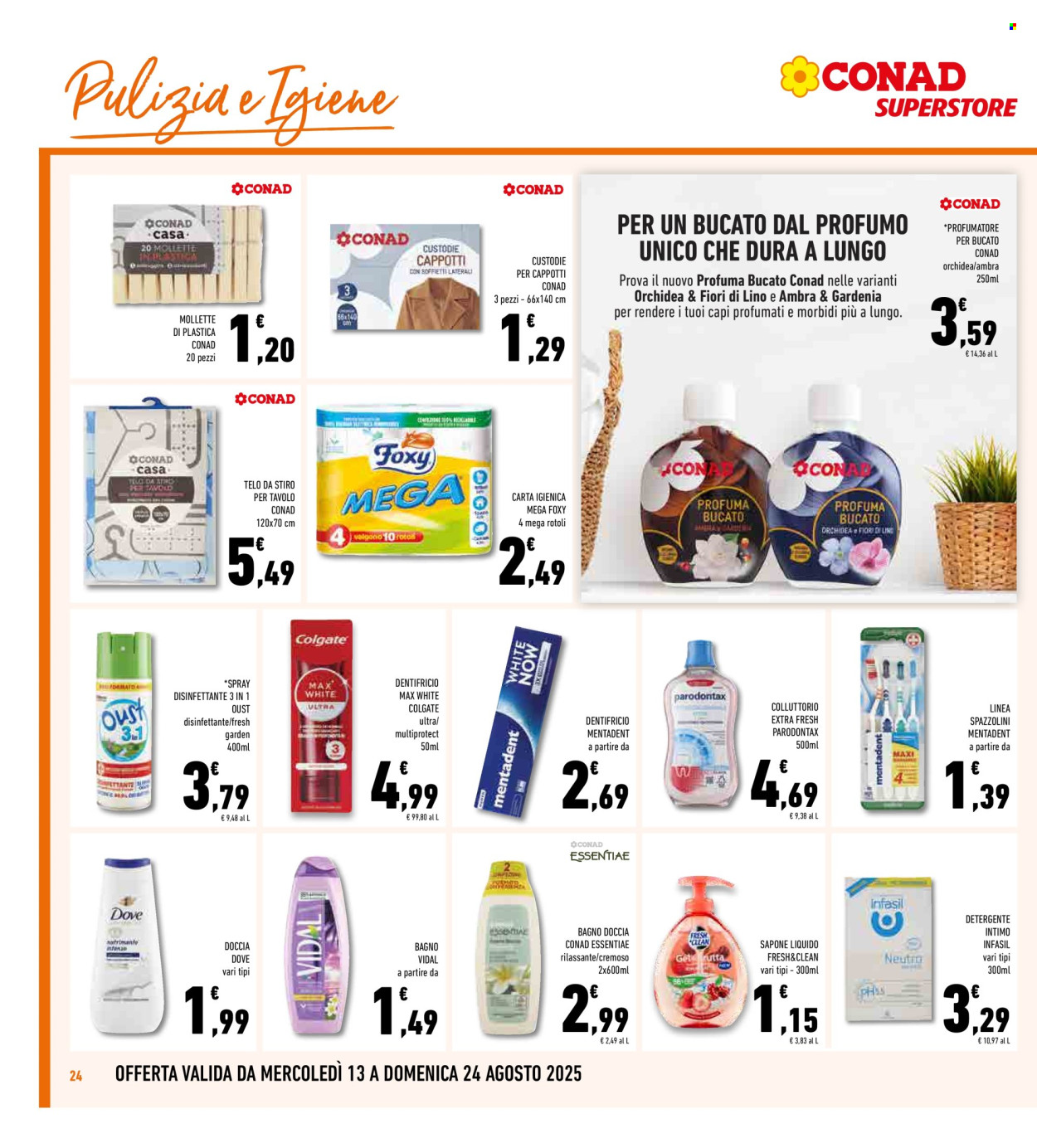 Volantino Conad Superstore - 13/8/2025 - 24/8/2025. Pagina 24