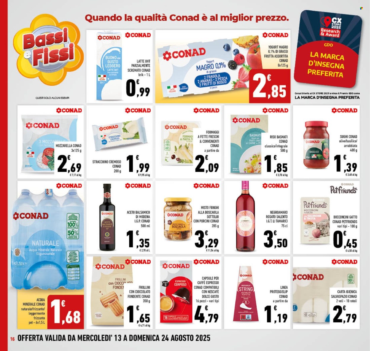 Volantino Conad - 13/8/2025 - 24/8/2025. Pagina 16