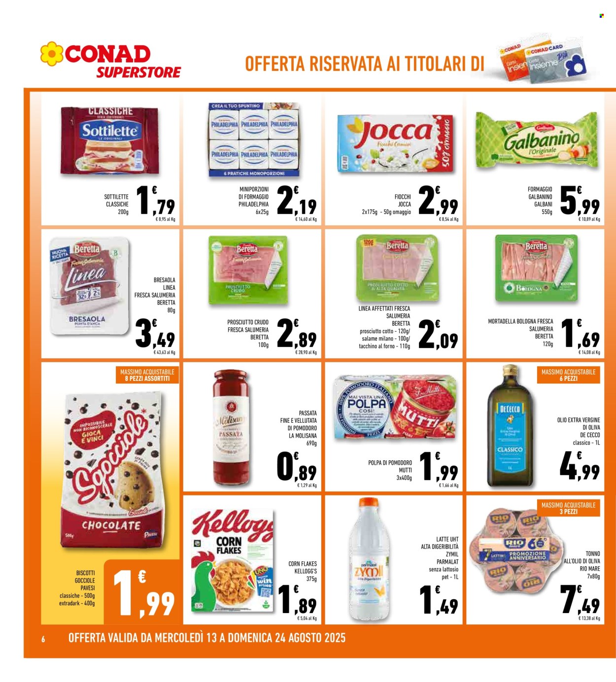 Volantino Conad Superstore - 13/8/2025 - 24/8/2025. Pagina 6