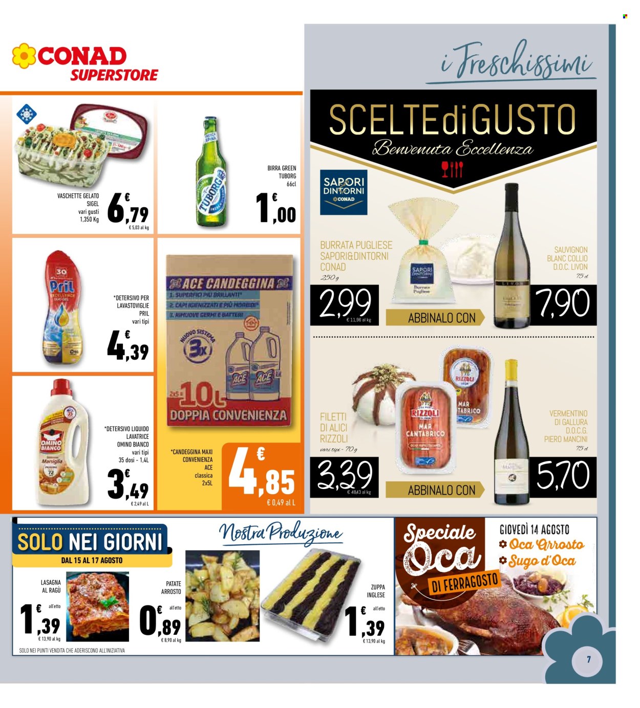 Volantino Conad Superstore - 13/8/2025 - 24/8/2025. Pagina 7