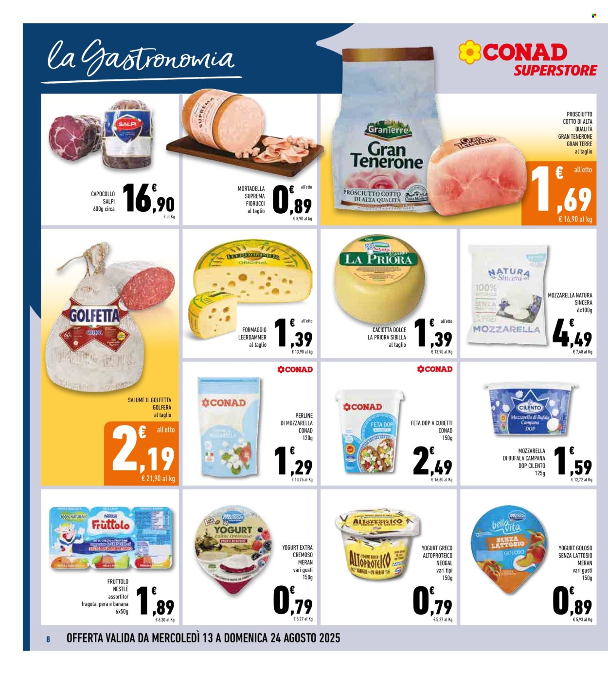 Volantino Conad Superstore - 13/8/2025 - 24/8/2025. Pagina 8