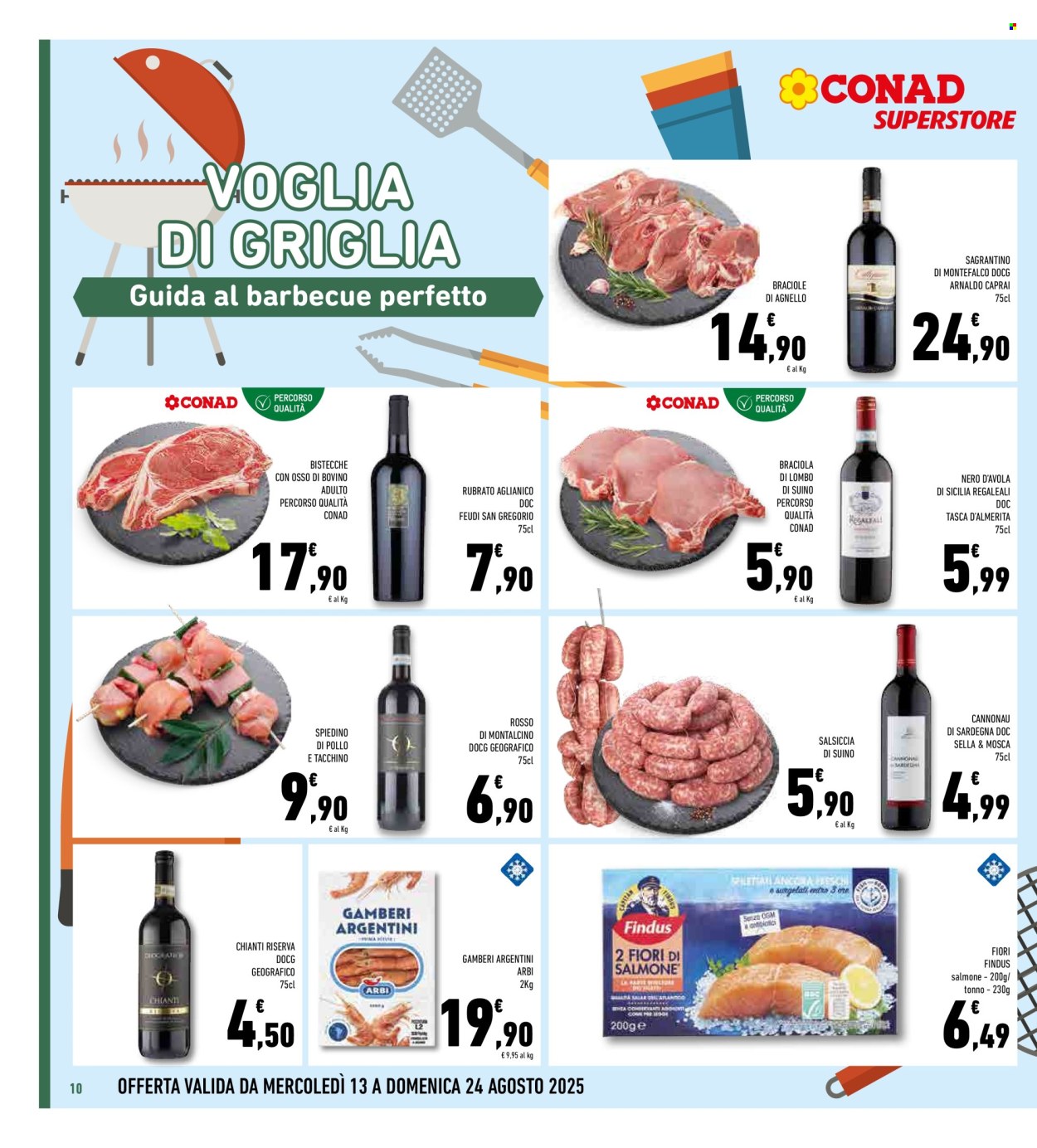 Volantino Conad Superstore - 13/8/2025 - 24/8/2025. Pagina 10