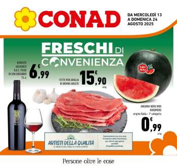Volantino Conad - 13/8/2025 - 24/8/2025.