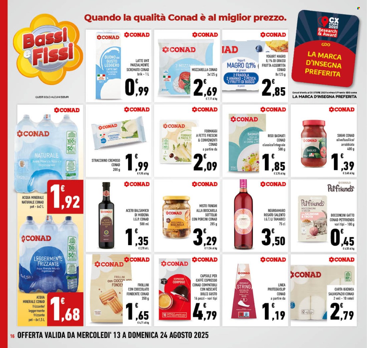 Volantino Conad - 13/8/2025 - 24/8/2025. Pagina 16