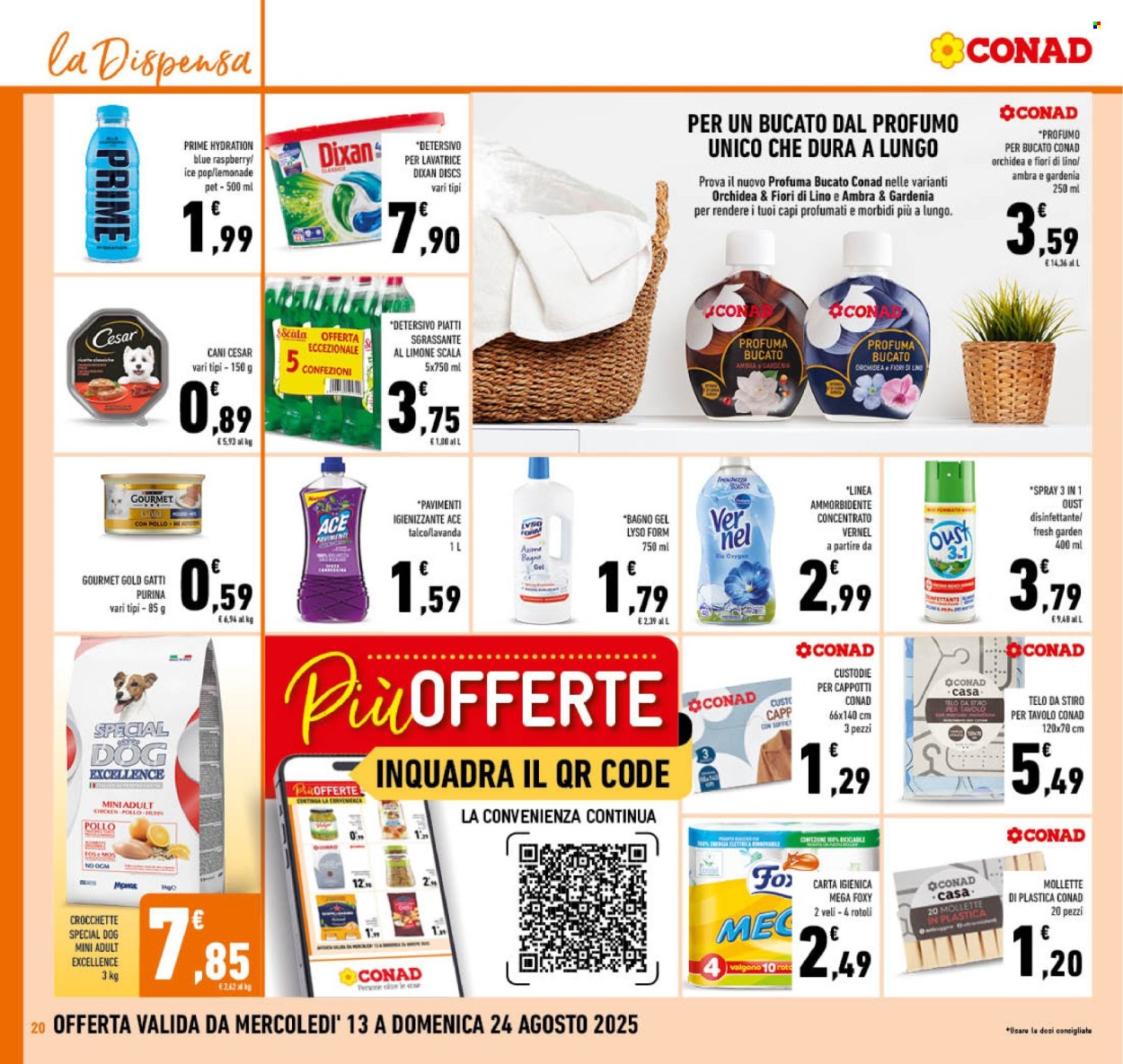 Volantino Conad - 13/8/2025 - 24/8/2025. Pagina 20