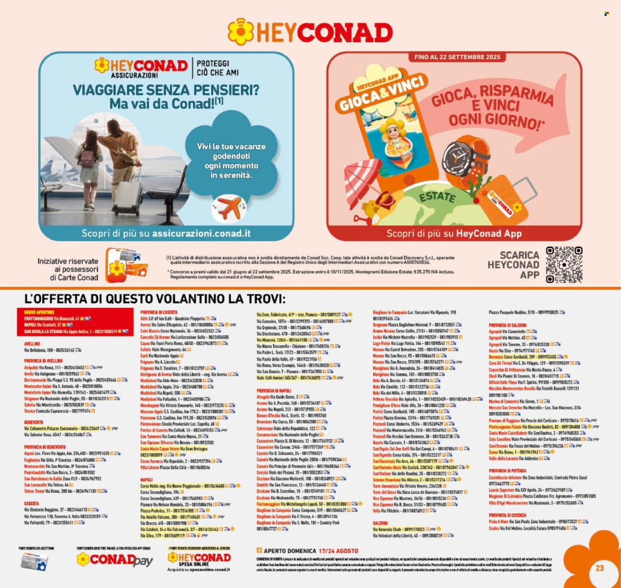 Volantino Conad - 13/8/2025 - 24/8/2025. Pagina 23