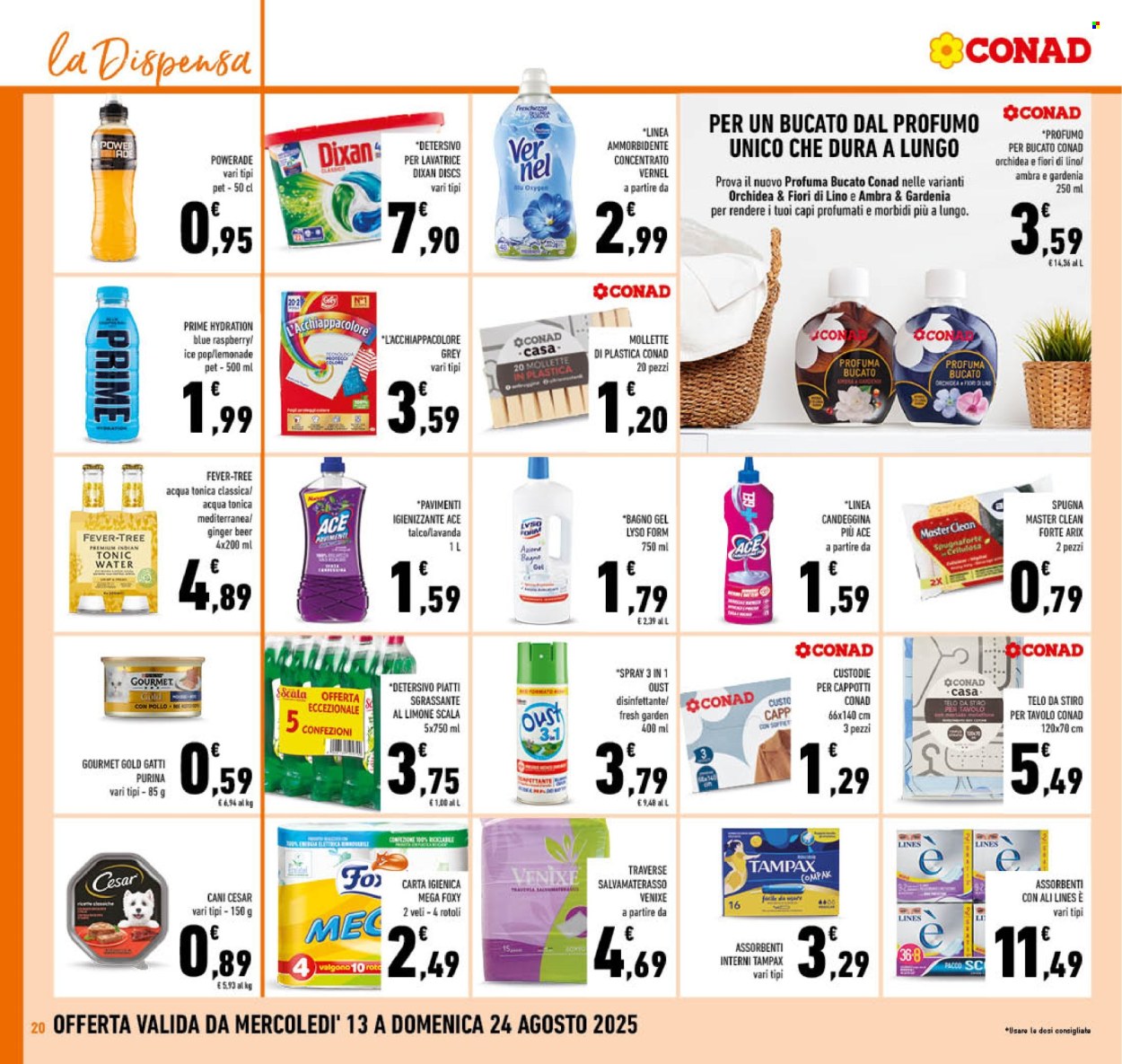 Volantino Conad - 13/8/2025 - 24/8/2025. Pagina 20