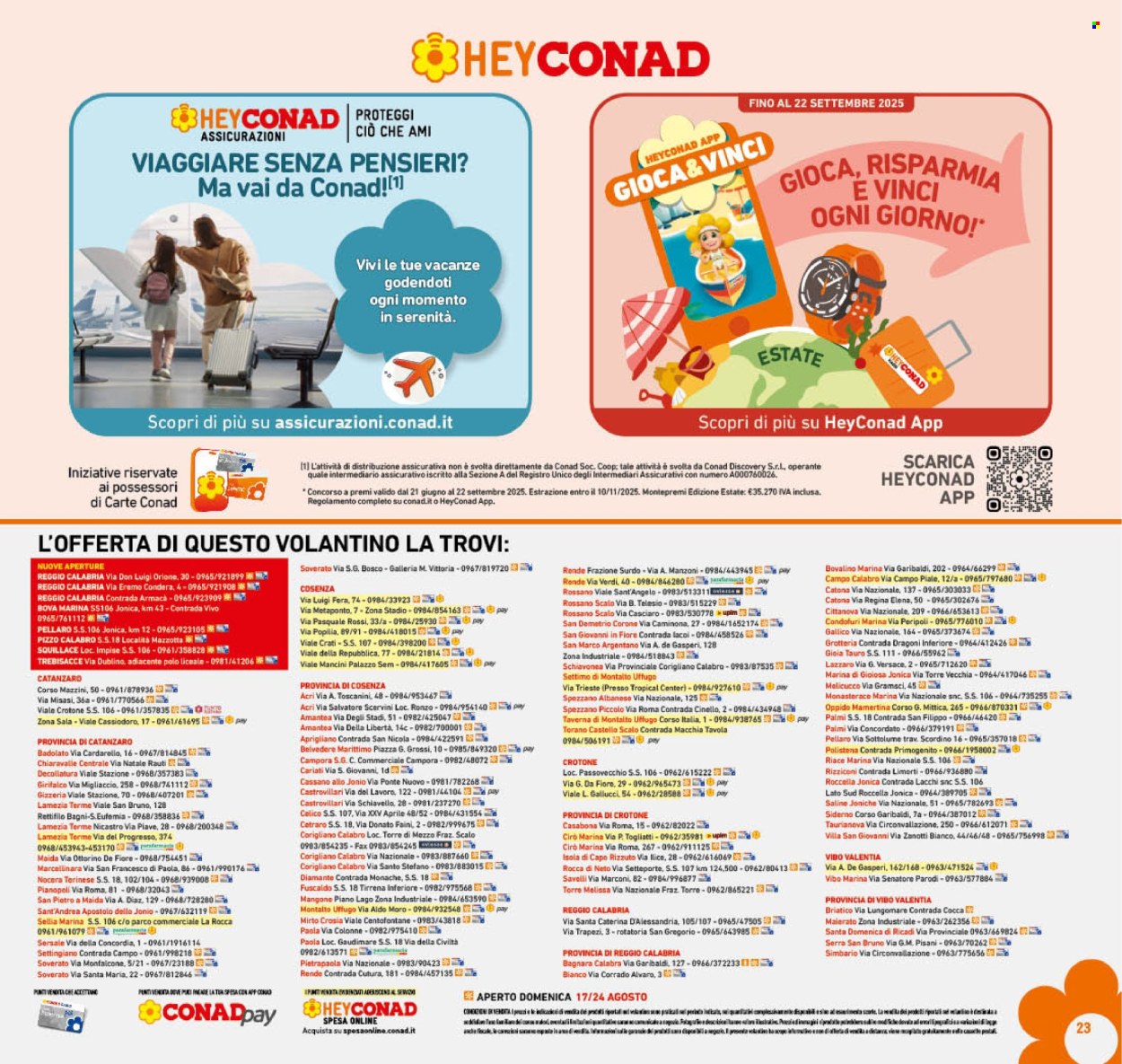 Volantino Conad - 13/8/2025 - 24/8/2025. Pagina 23