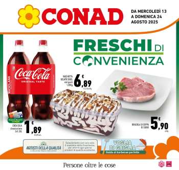 Volantino Conad - 13/8/2025 - 24/8/2025.
