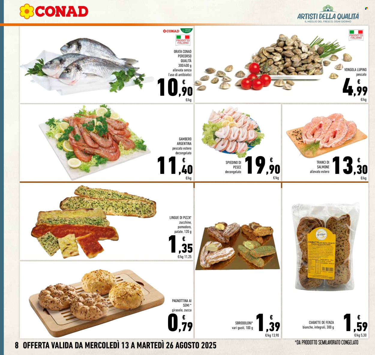 Volantino Conad - 13/8/2025 - 26/8/2025. Pagina 8