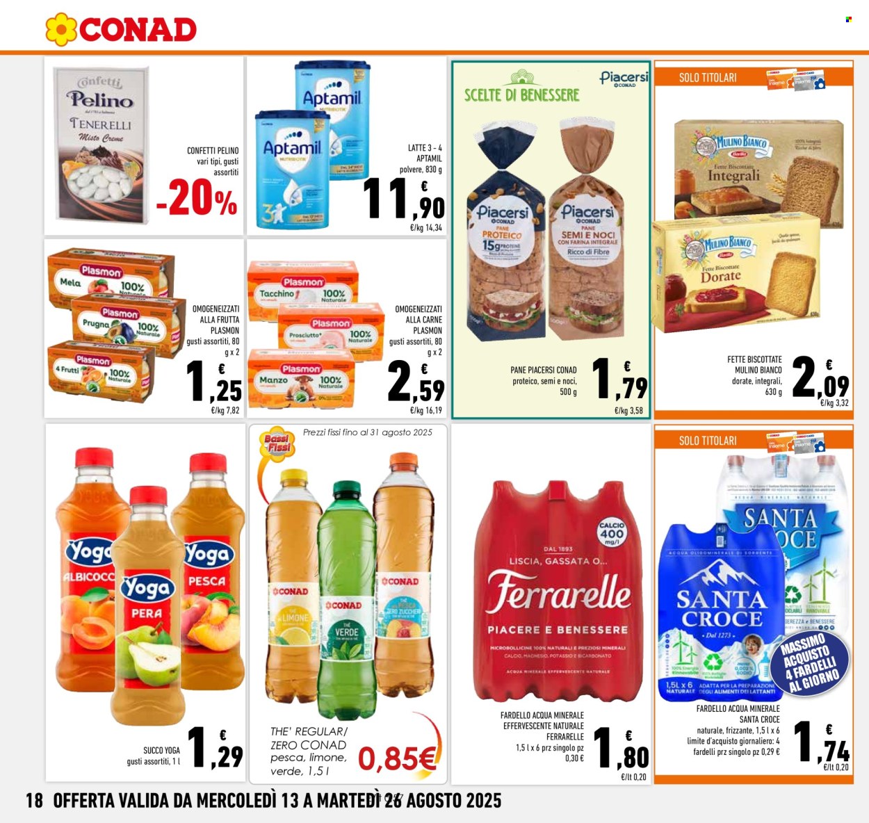 Volantino Conad - 13/8/2025 - 26/8/2025. Pagina 18
