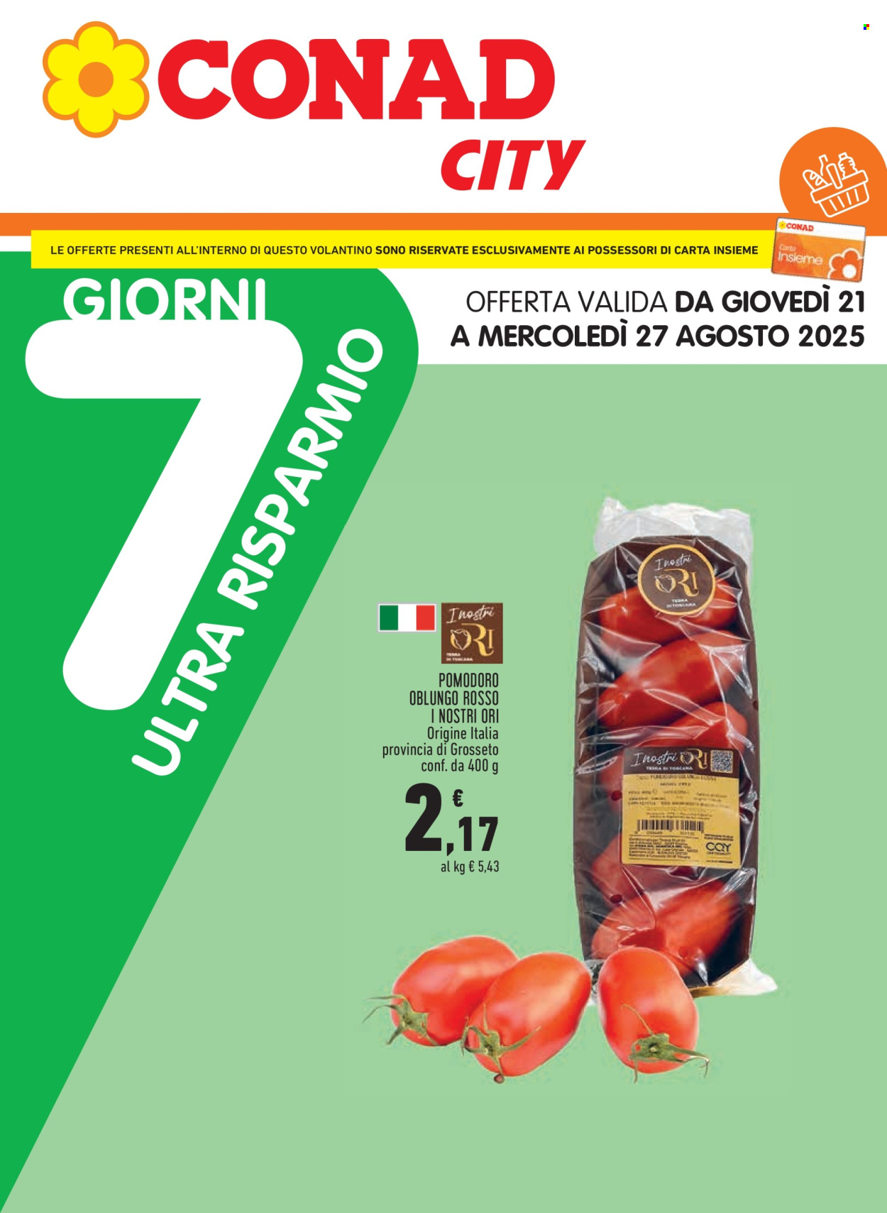 Volantino Conad City - 14/8/2025 - 27/8/2025. Pagina 17