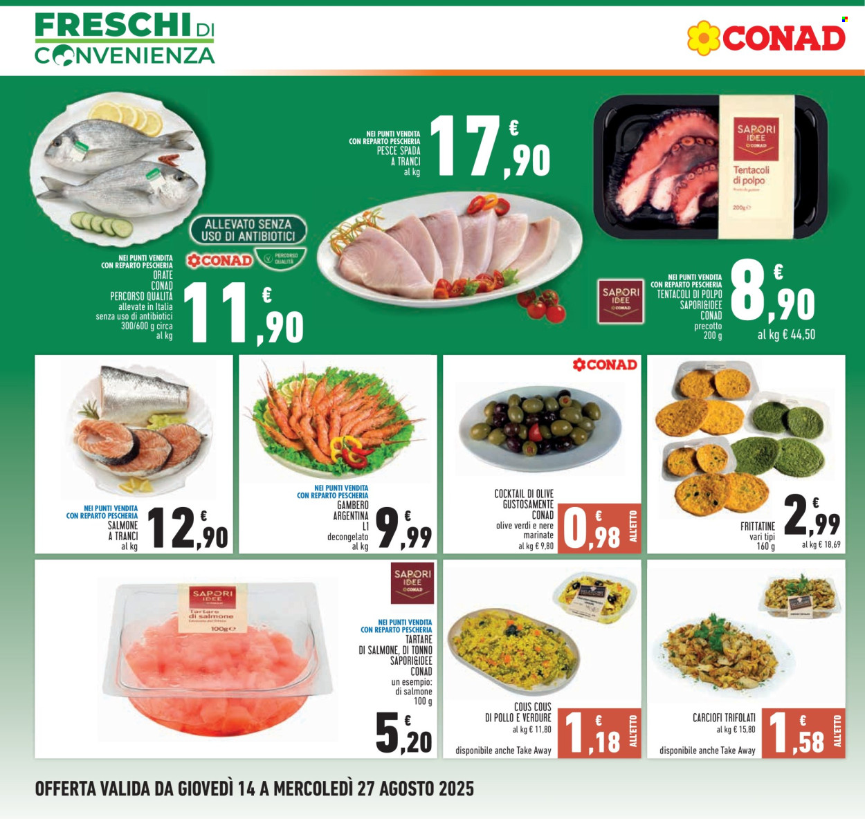 Volantino Conad - 14/8/2025 - 27/8/2025. Pagina 4