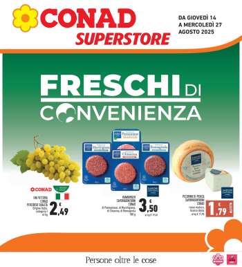 Volantino Conad Superstore - 14/8/2025 - 27/8/2025.