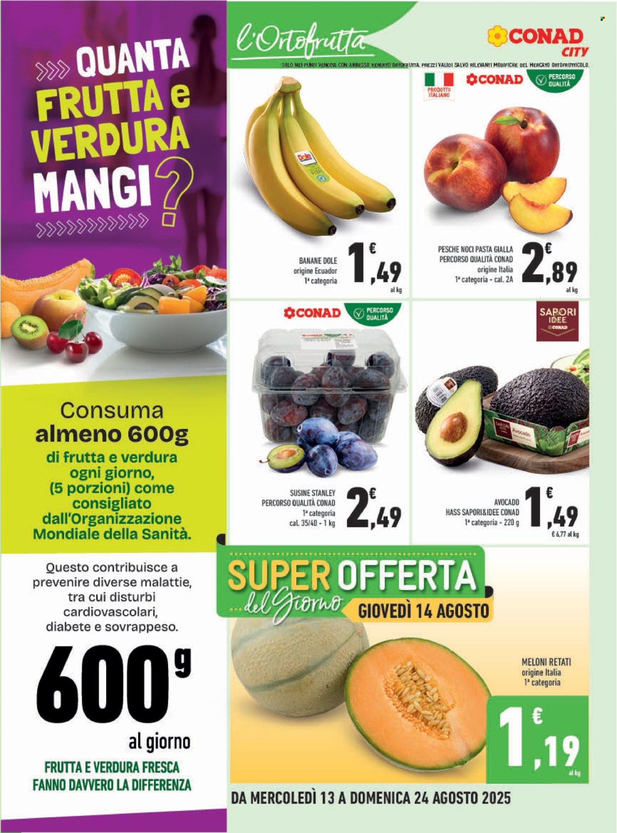 Volantino Conad - 13/8/2025 - 24/8/2025. Pagina 4