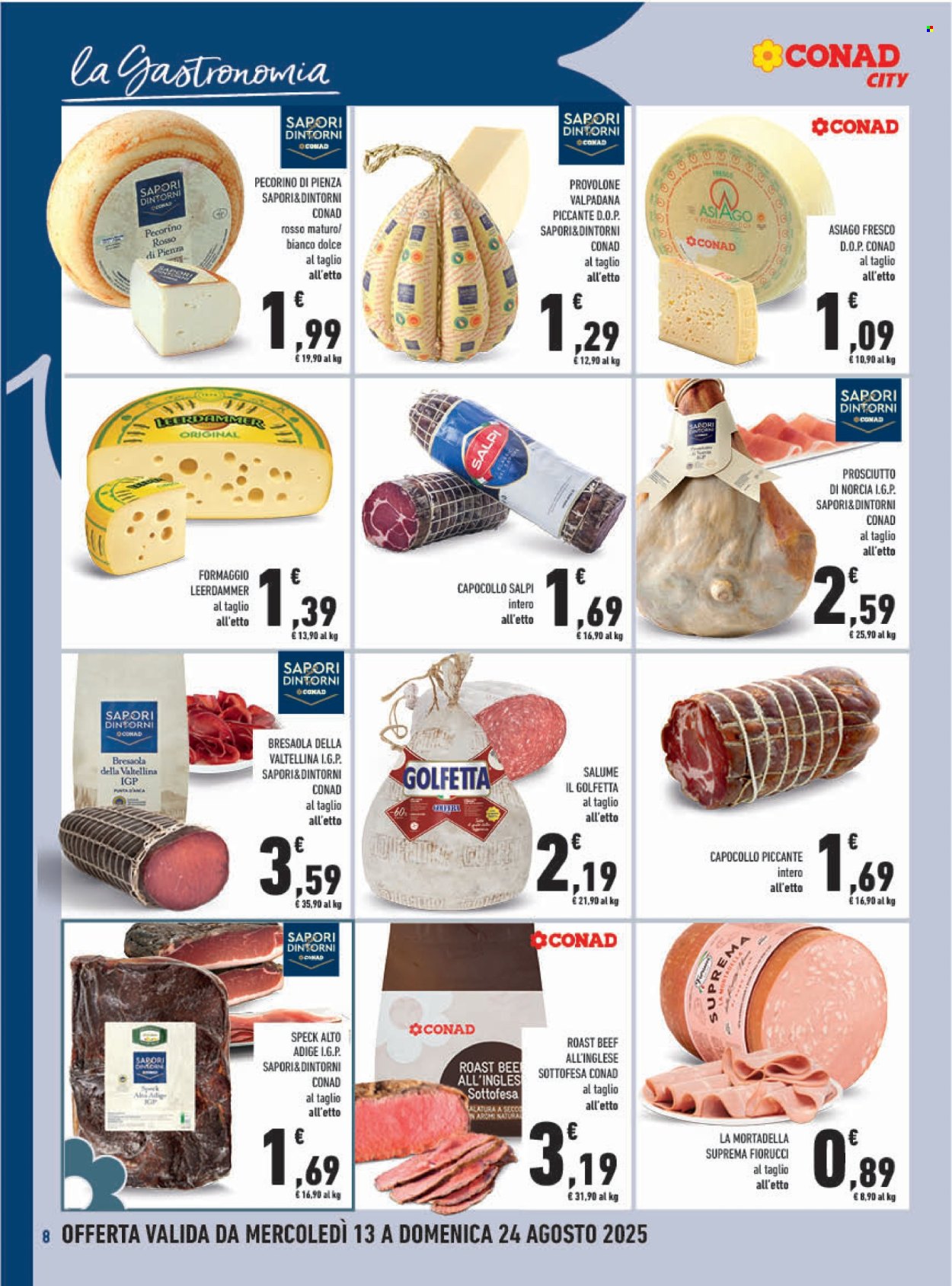 Volantino Conad - 13/8/2025 - 24/8/2025. Pagina 8