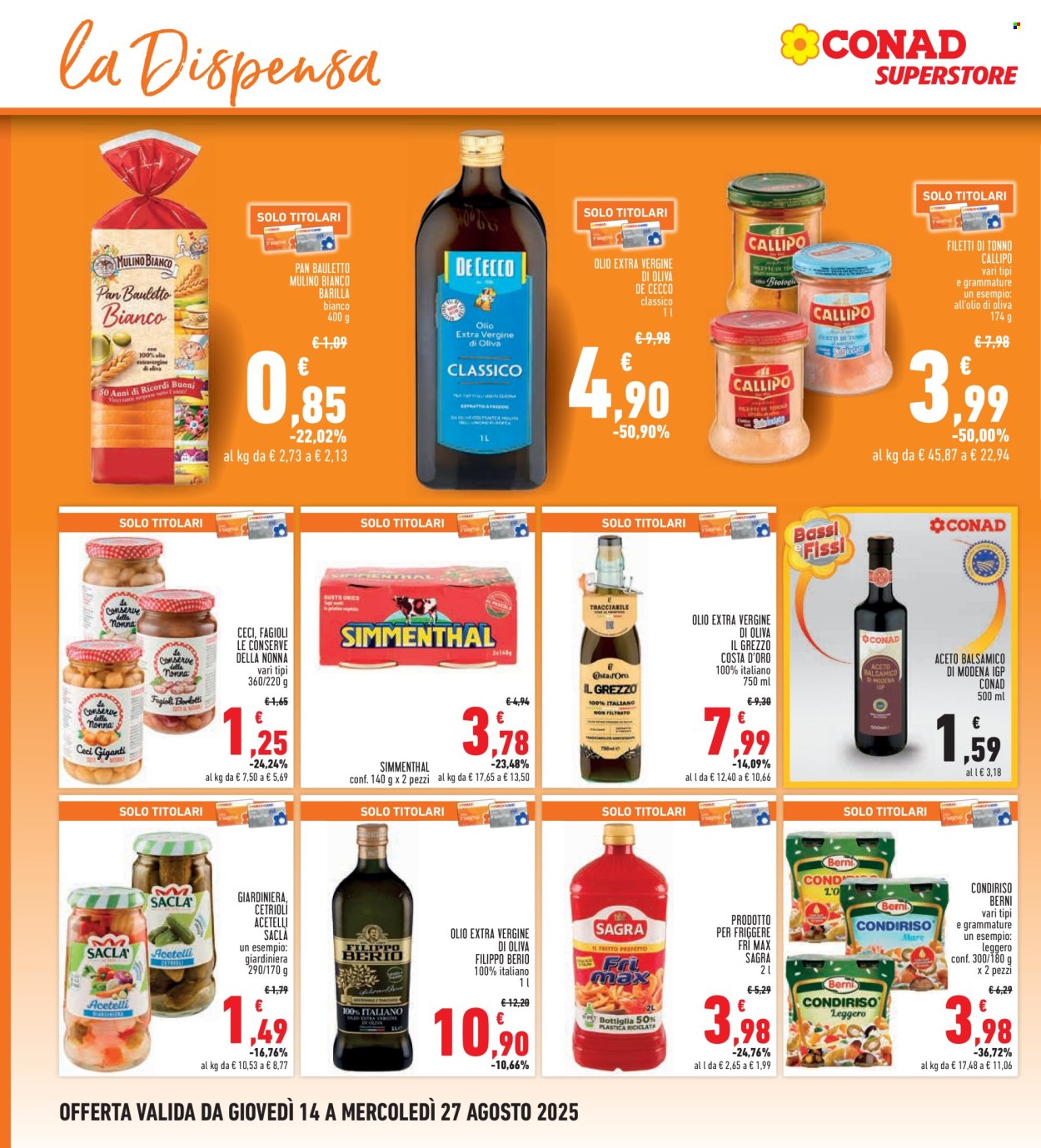Volantino Conad Superstore - 14/8/2025 - 27/8/2025. Pagina 12