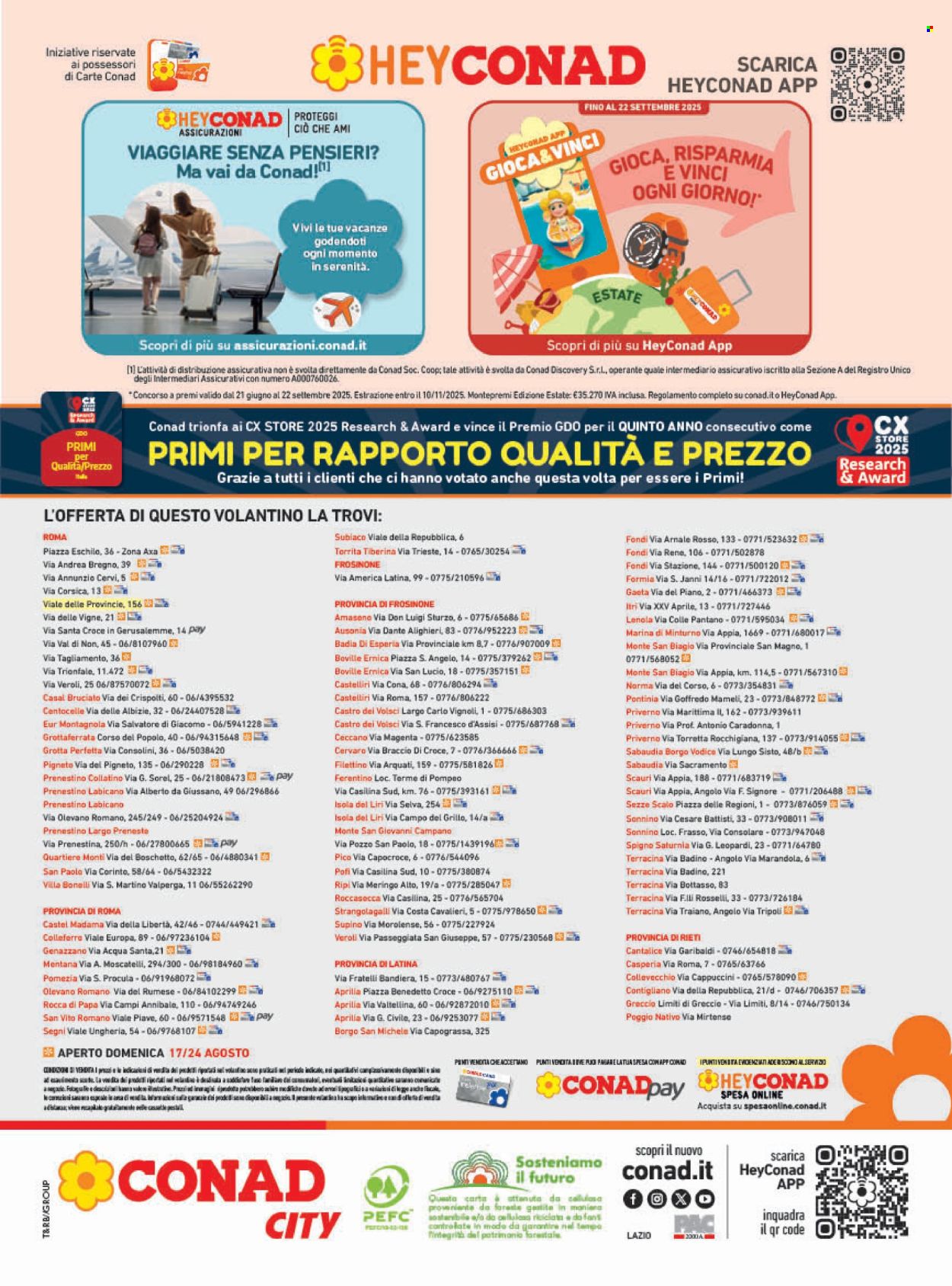 Volantino Conad - 13/8/2025 - 24/8/2025. Pagina 16