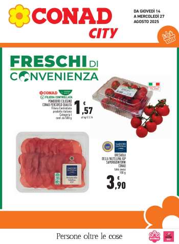 Volantino Conad - 14/8/2025 - 27/8/2025.