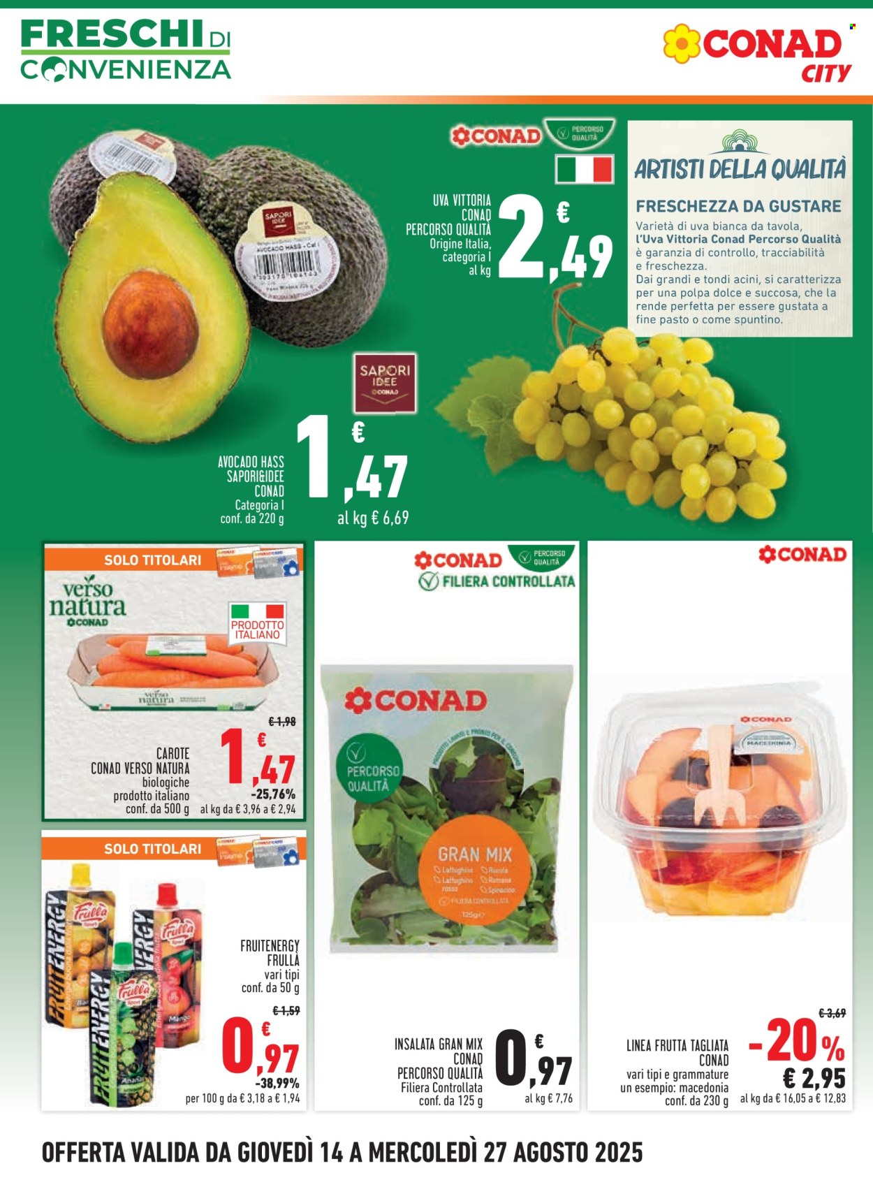 Volantino Conad - 14/8/2025 - 27/8/2025. Pagina 2