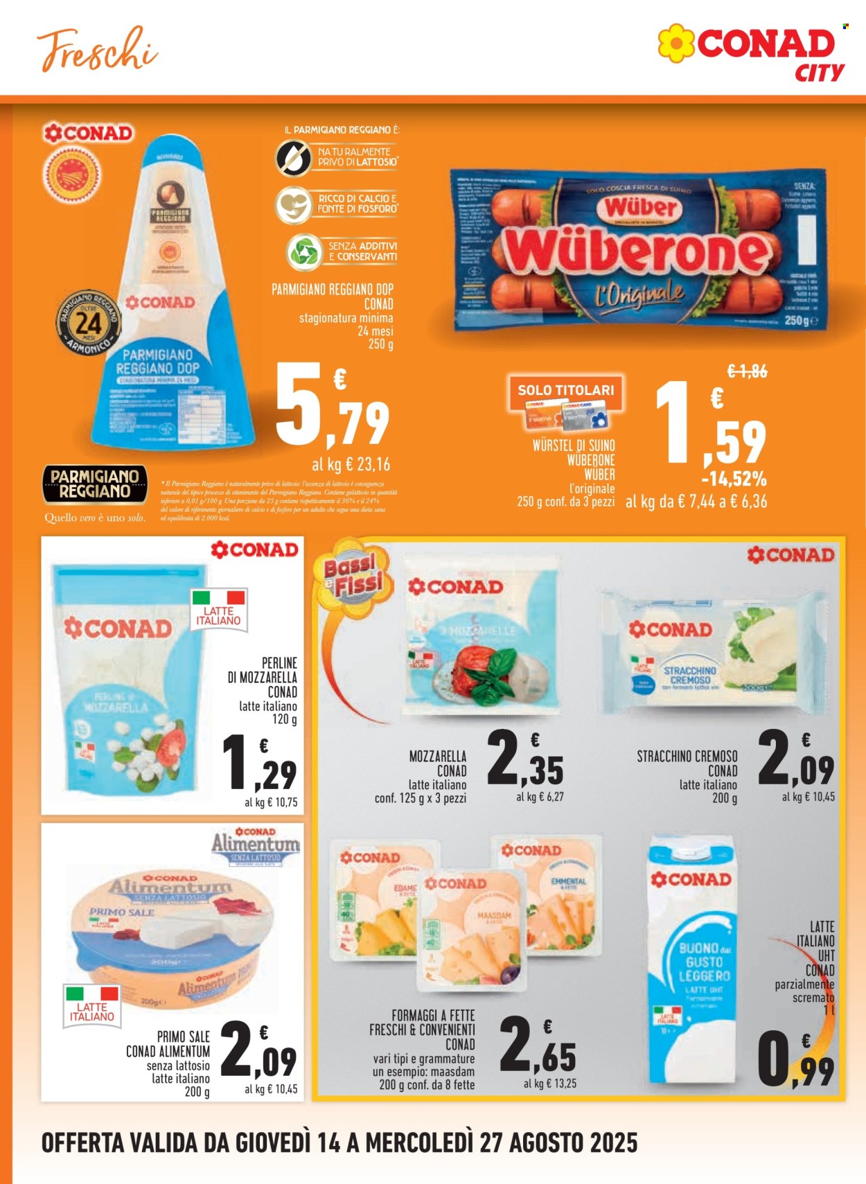 Volantino Conad - 14/8/2025 - 27/8/2025. Pagina 6