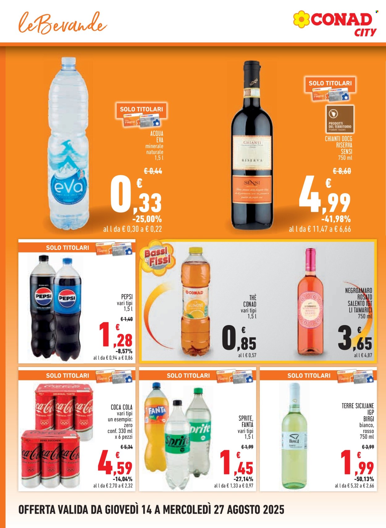 Volantino Conad - 14/8/2025 - 27/8/2025. Pagina 12