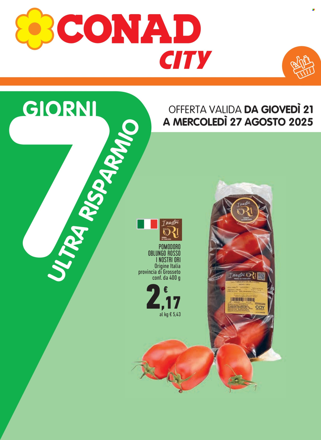 Volantino Conad - 14/8/2025 - 27/8/2025. Pagina 17