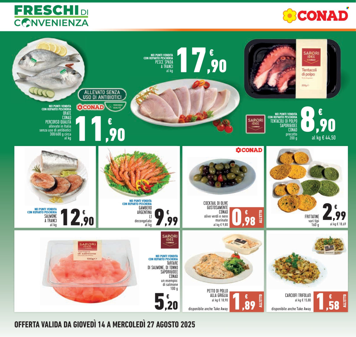Volantino Conad - 14/8/2025 - 27/8/2025. Pagina 4