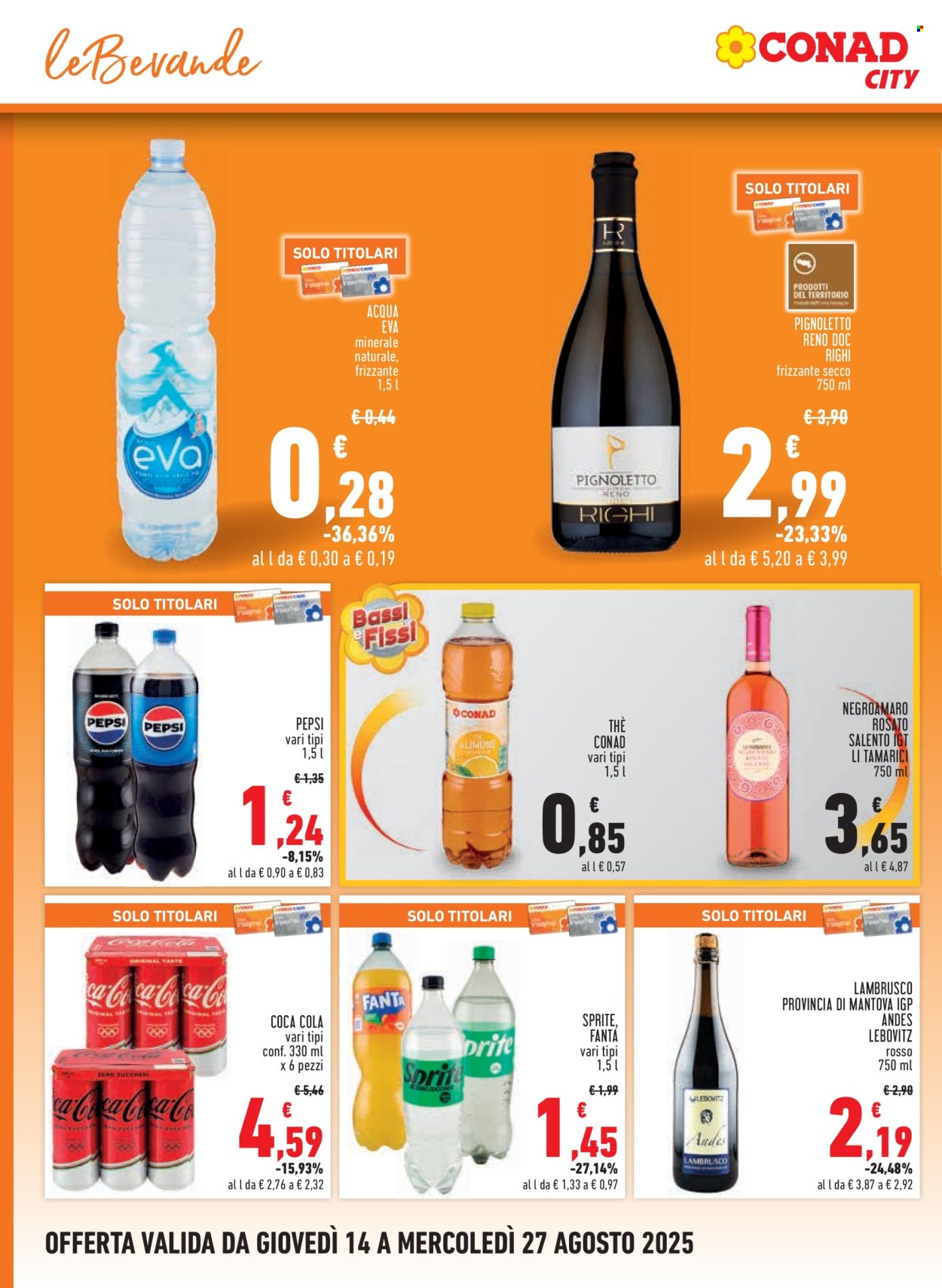 Volantino Conad - 14/8/2025 - 27/8/2025. Pagina 12