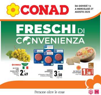 Volantino Conad - 14/8/2025 - 27/8/2025.